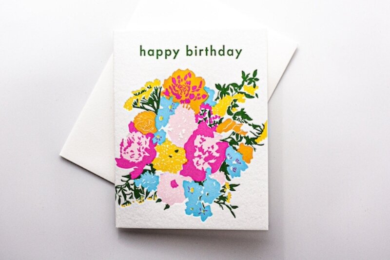 Birthday Bouquet Card