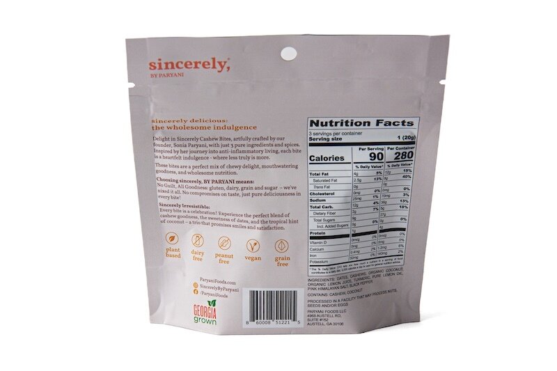 Cashew Turmeric Bites 2