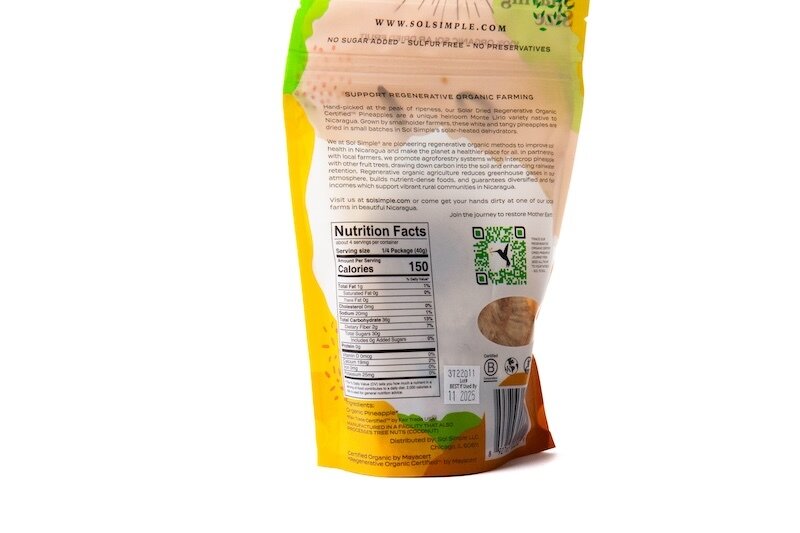 Organic Dried Pineapple 2