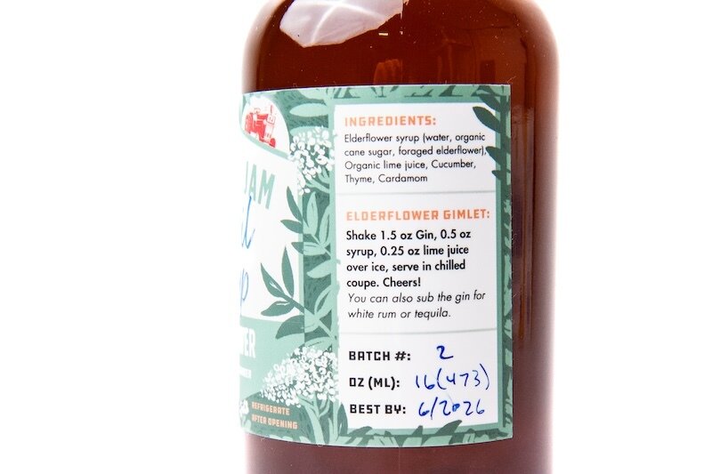Wild Elderflower Cocktail Syrup 2
