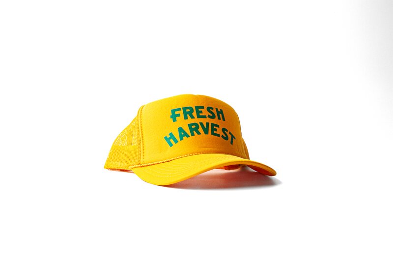 Fresh Harvest Yellow Trucker Hat