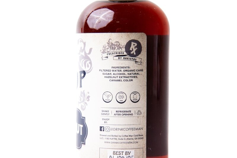 Hazelnut Coffee Syrup 2