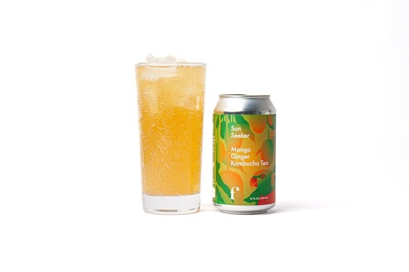 Mango Ginger Kombucha Tea