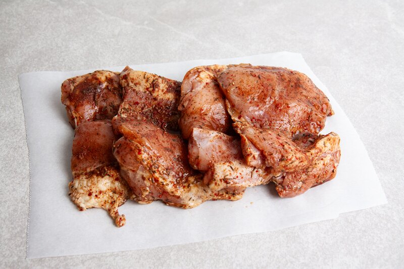 Dry Rubbed Jerk Chicken Thighs