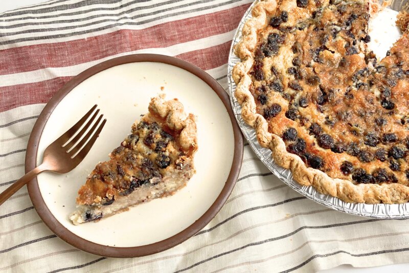 Whole Blueberry Buttermilk Pie