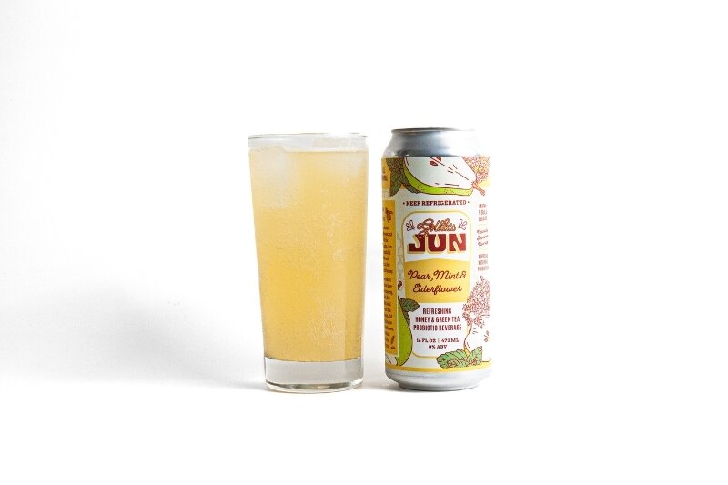 Pear Elderflower Mint Jun