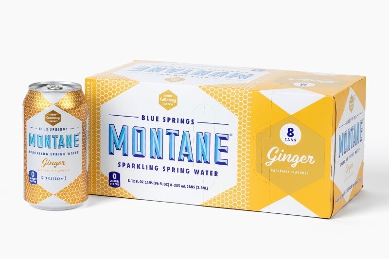 Case of Ginger Sparkling Water