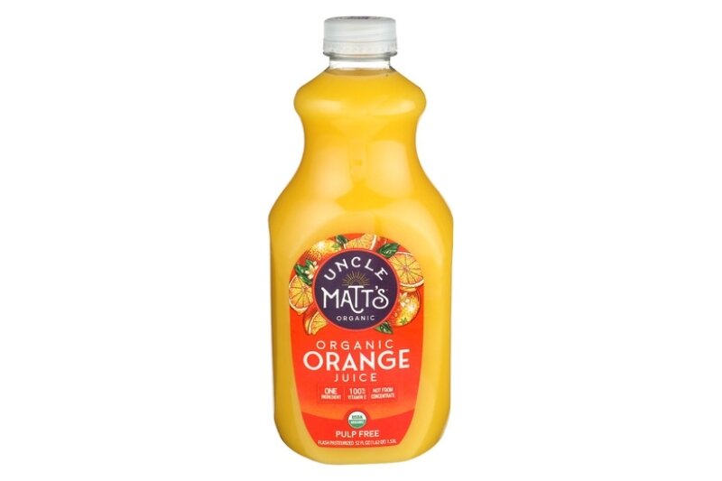 Organic Orange Juice, Pulp Free