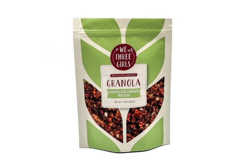 Chocolate Cherry Matcha Granola