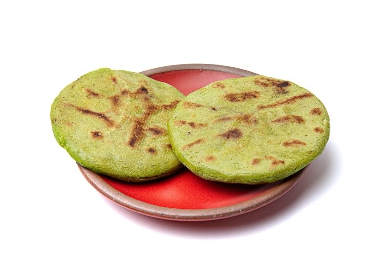 Plantain and Bean Pupusas