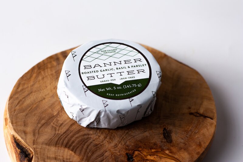 Roasted Garlic, Basil & Parsley Butter