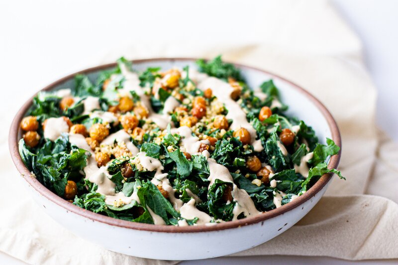 Kale Caesar Salad