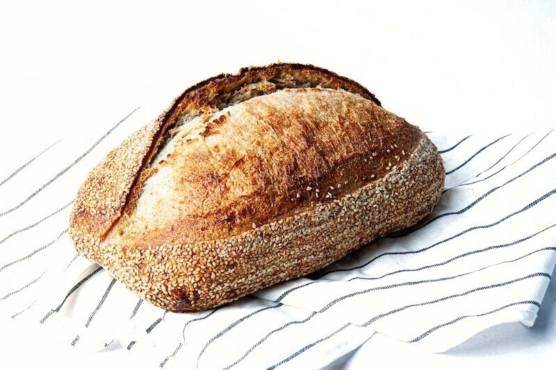 Sesame Sourdough Loaf