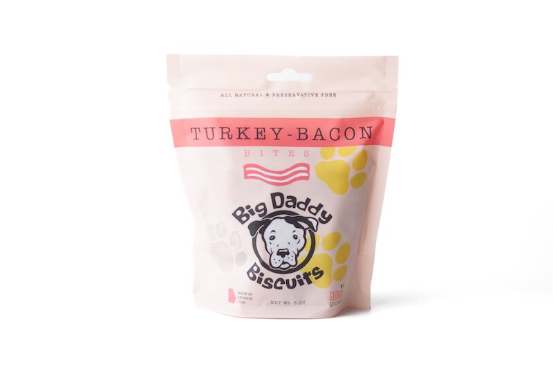 Turkey Bacon Dog Biscuits