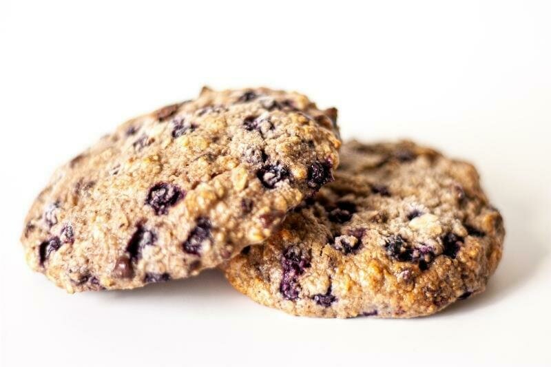 Blueberry Banana Breakfast Cookies