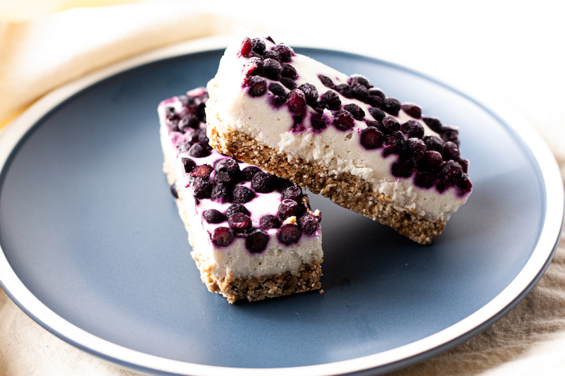 Blueberry Lemon Cheesecake Bars