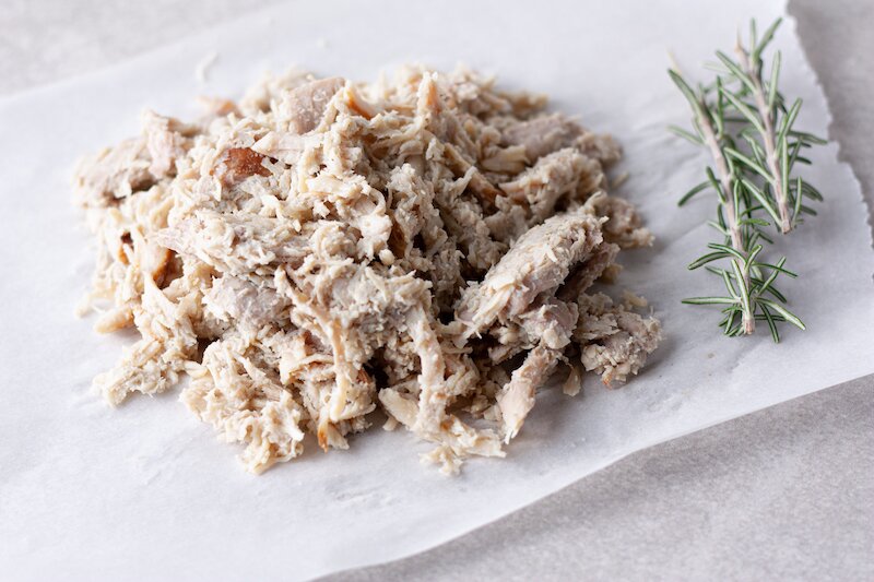 Brined Buttermilk Pulled Chicken