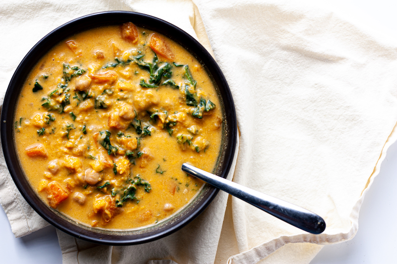 Sweet Potato Thai Curry Soup