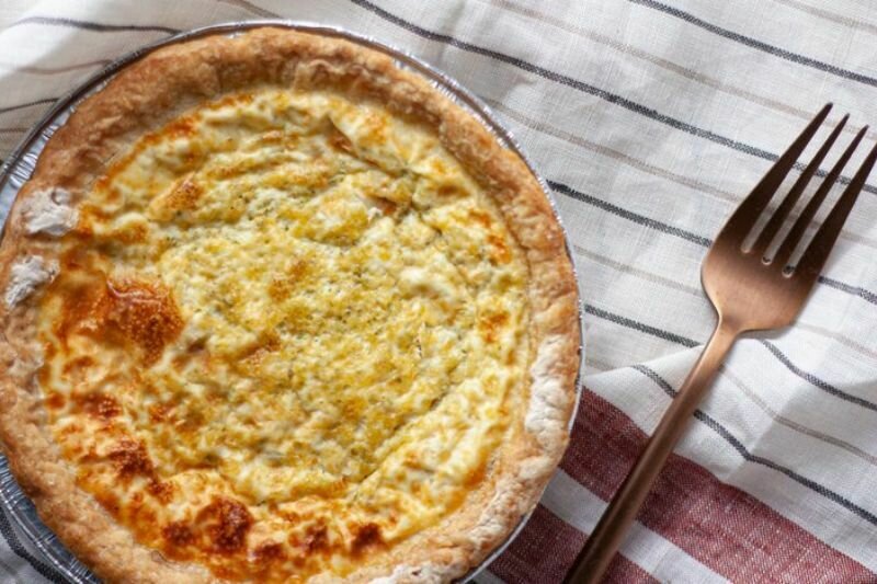 Tomato Basil Pesto Quiche